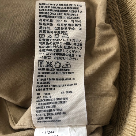 Abercrombie and Fitch Harrison Jacket (L) - Picture 9 of 9